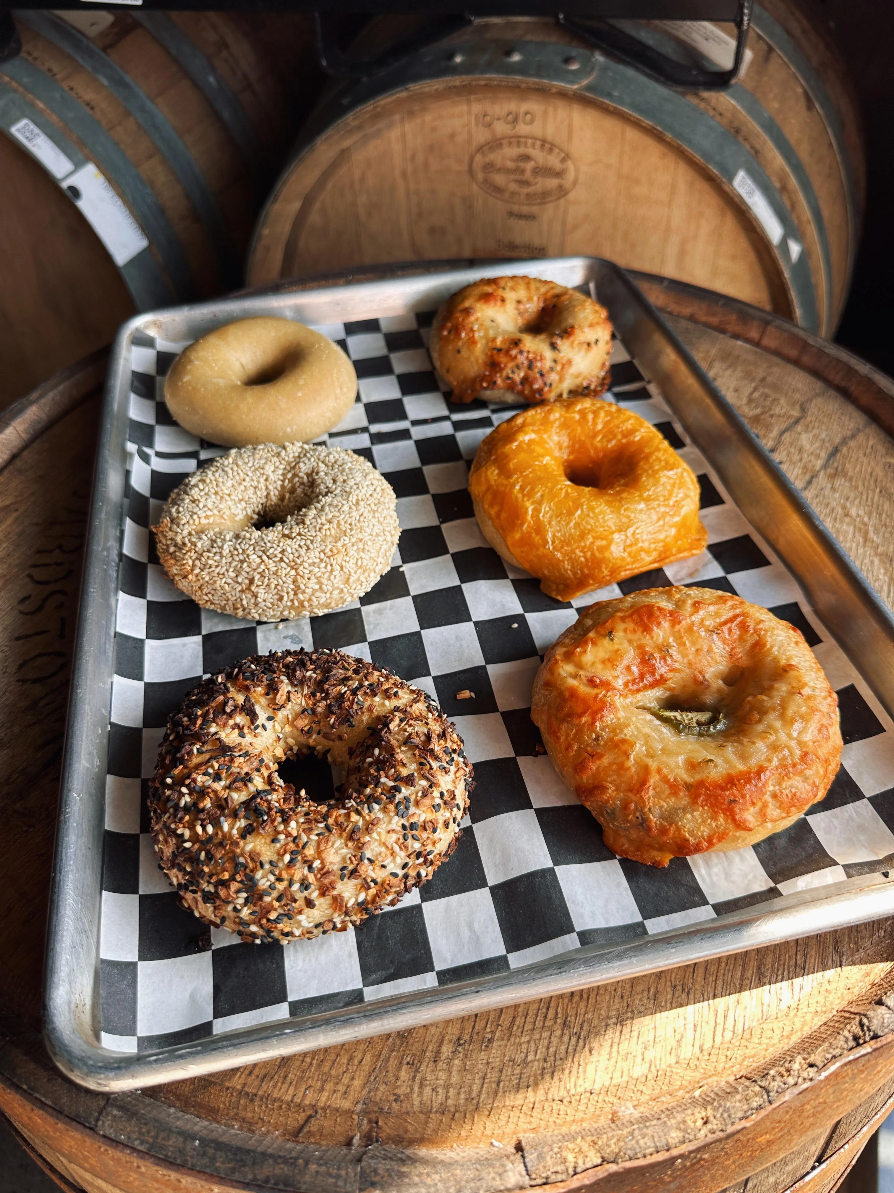 Sourdough Bagels
