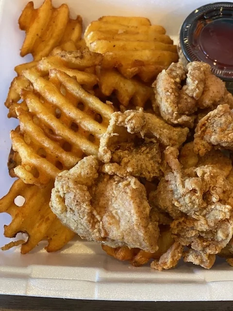 Fried Chicken and Fries