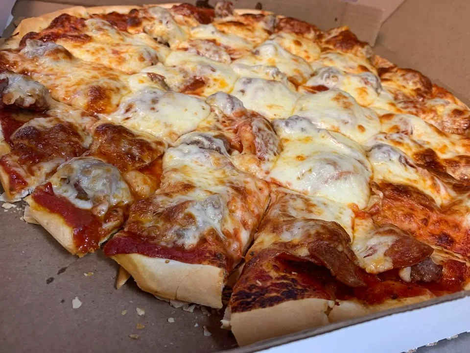 Delicious pepperoni pizza with melted cheese and crispy crust