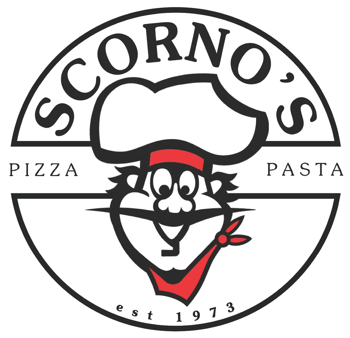 Scorno's Circle logo featuring a circular design with text.