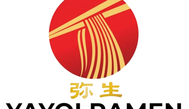 Yayoi Ramen logo featuring stylized noodles