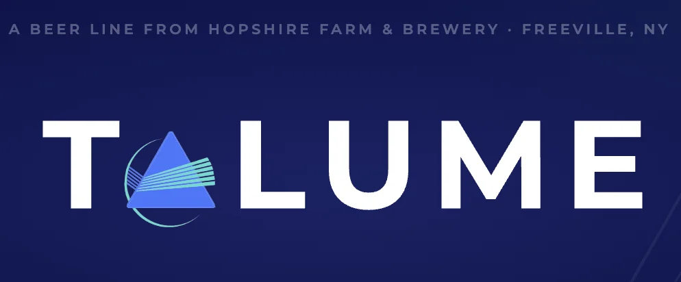 Logo for Talume beer line from Hopshire Farm & Brewery