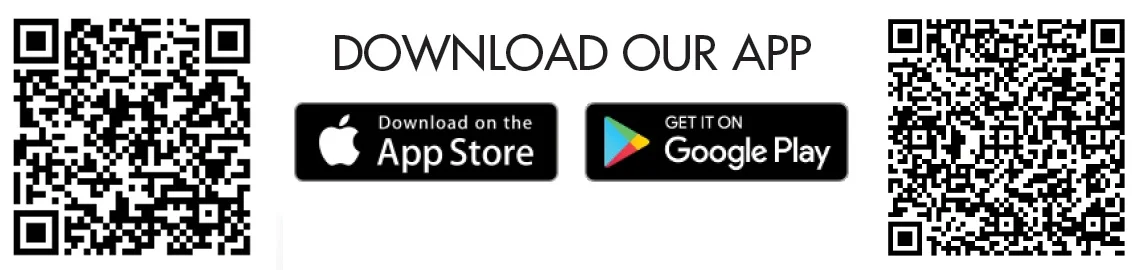 QR codes for downloading restaurant app on mobile devices