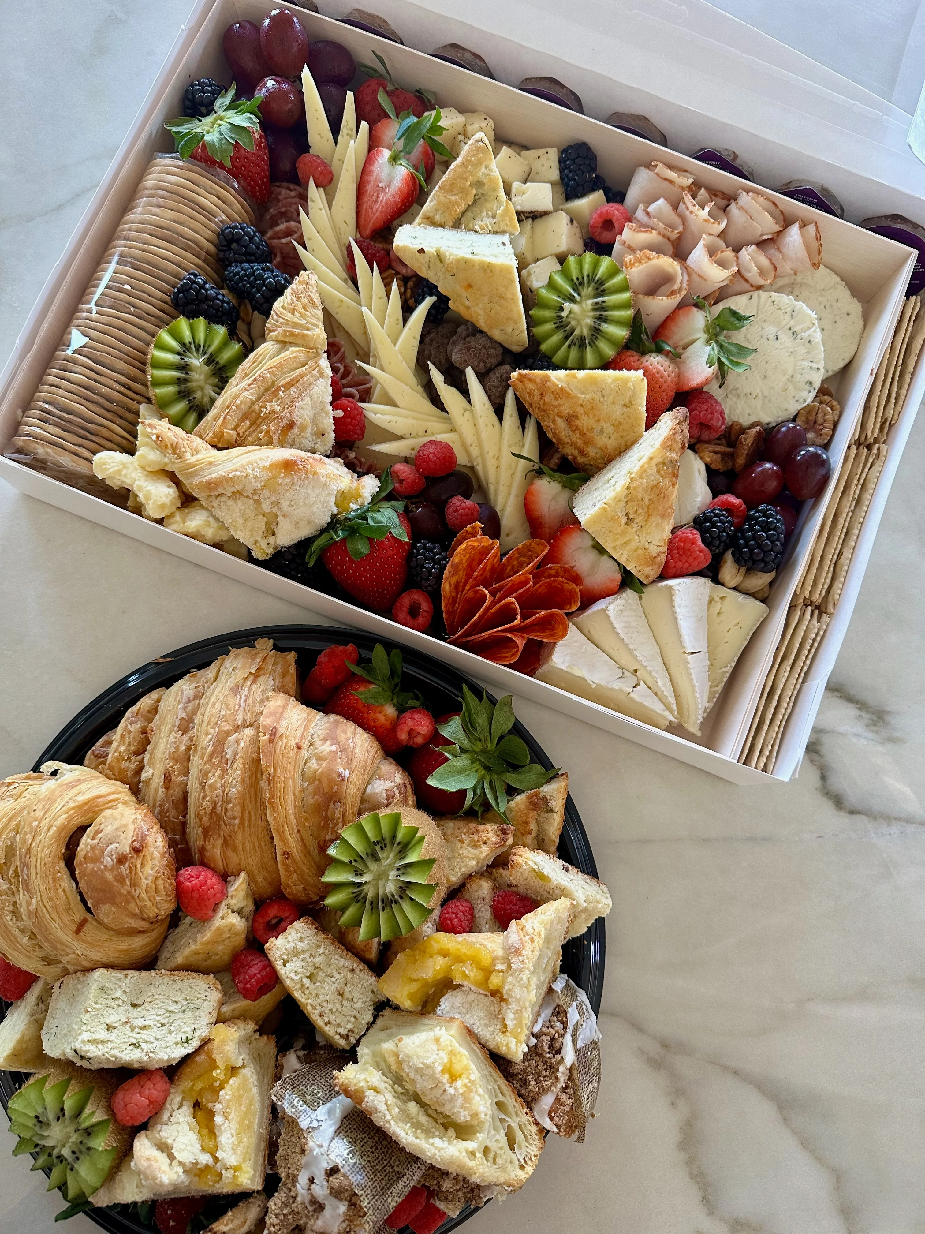 Single Serve Cheese & Charcuterie Boats