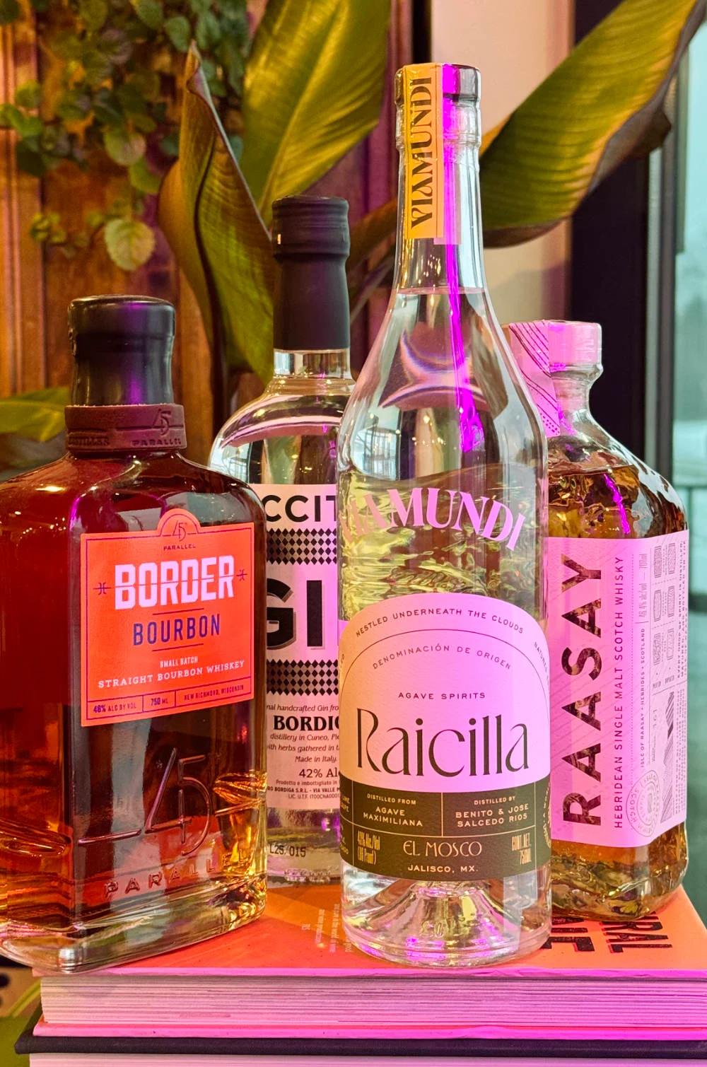 Wide variety of liquors. Small producer, sustainable production