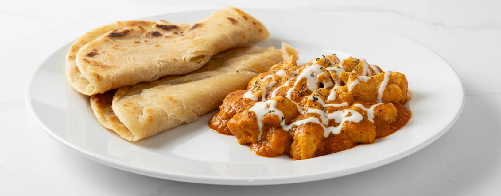 Lahori Butter Chicken (With Paratha- Layered Bread)