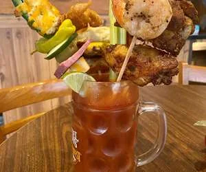 Loaded Bloody Mary at Sunset Grill