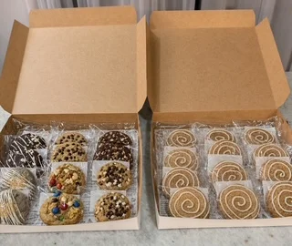 Homemade fresh bread packaged with love