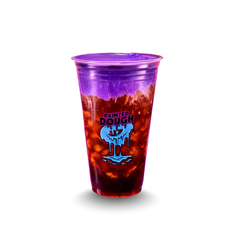 Ube Cold Brew with ube cold foam