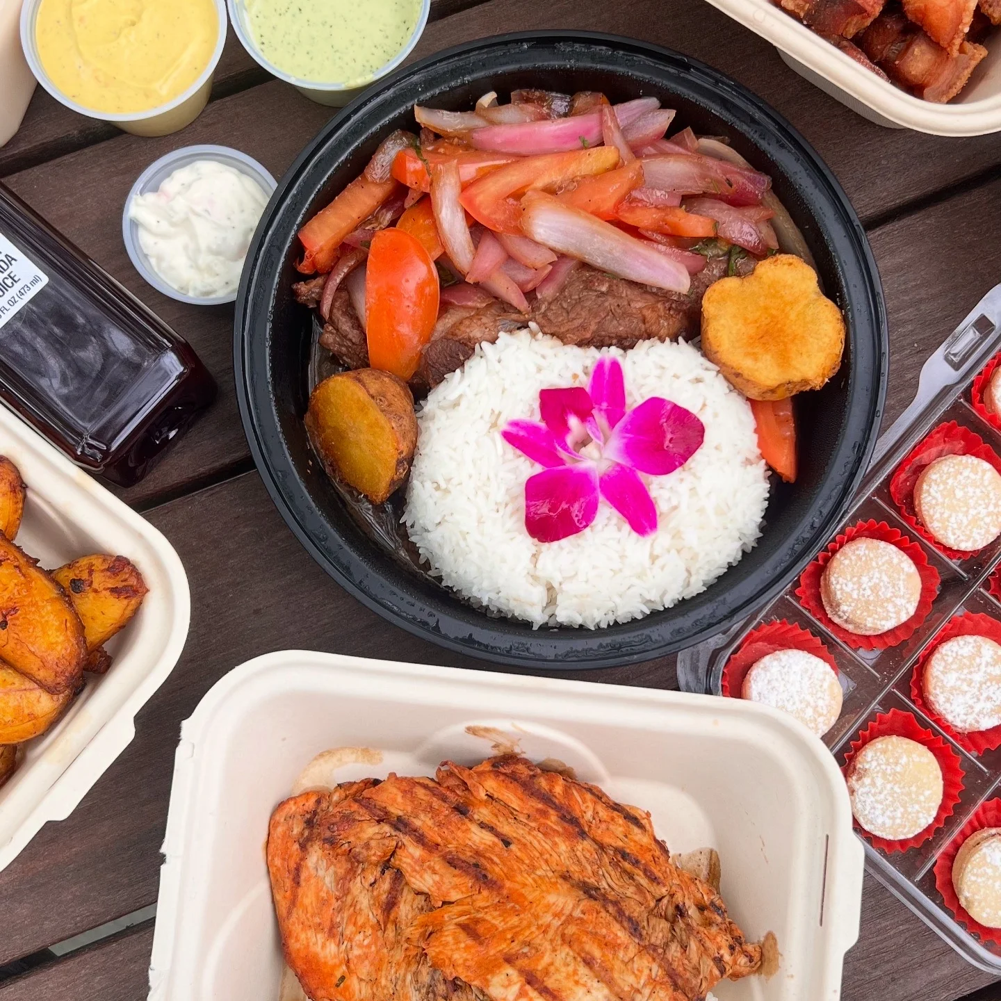 Lomo Saltado with Peruvian Bowl