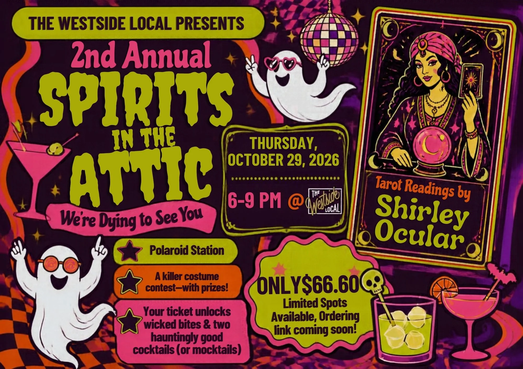 Special Halloween event, booking link to follow soon!