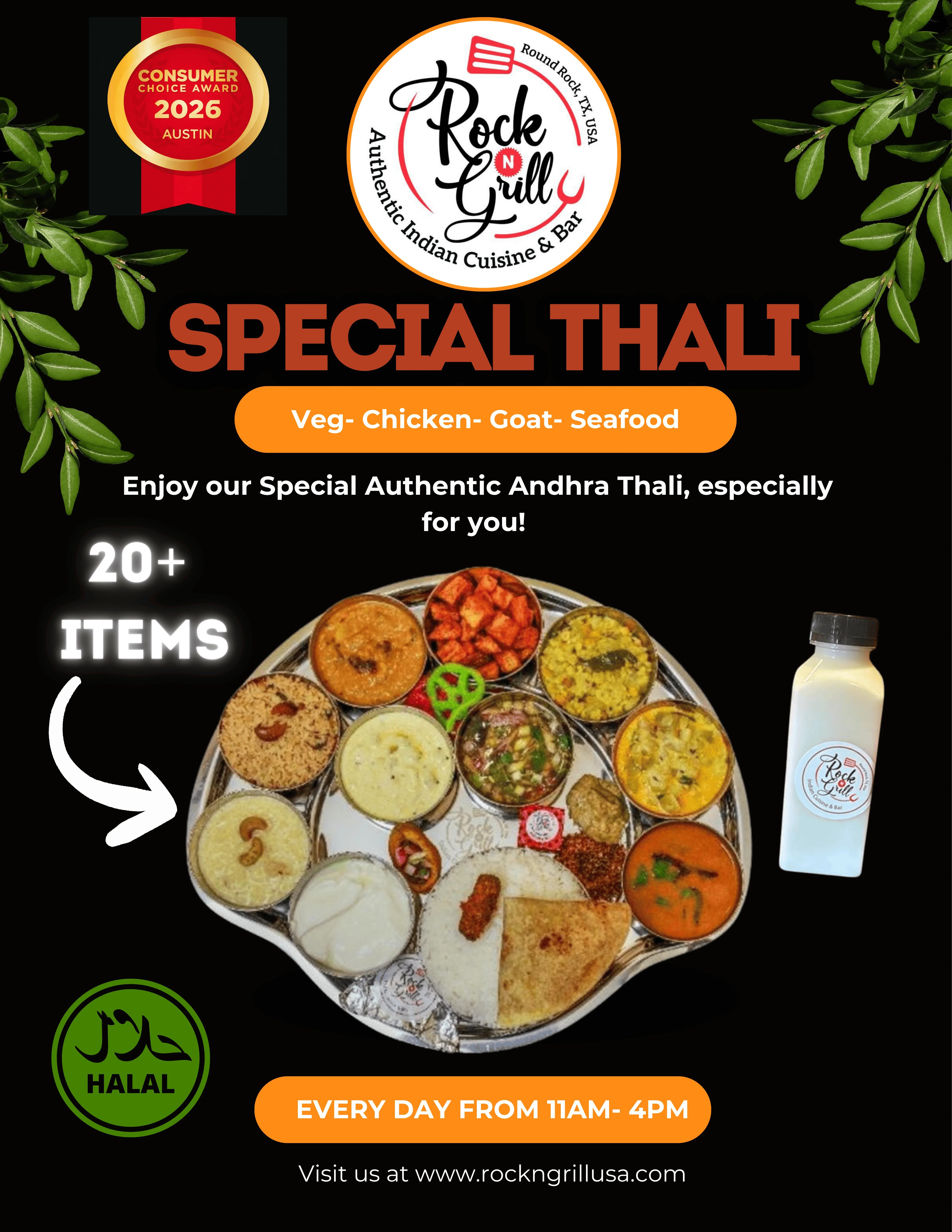 The Best Indian Thali in Austin & Round Rock
