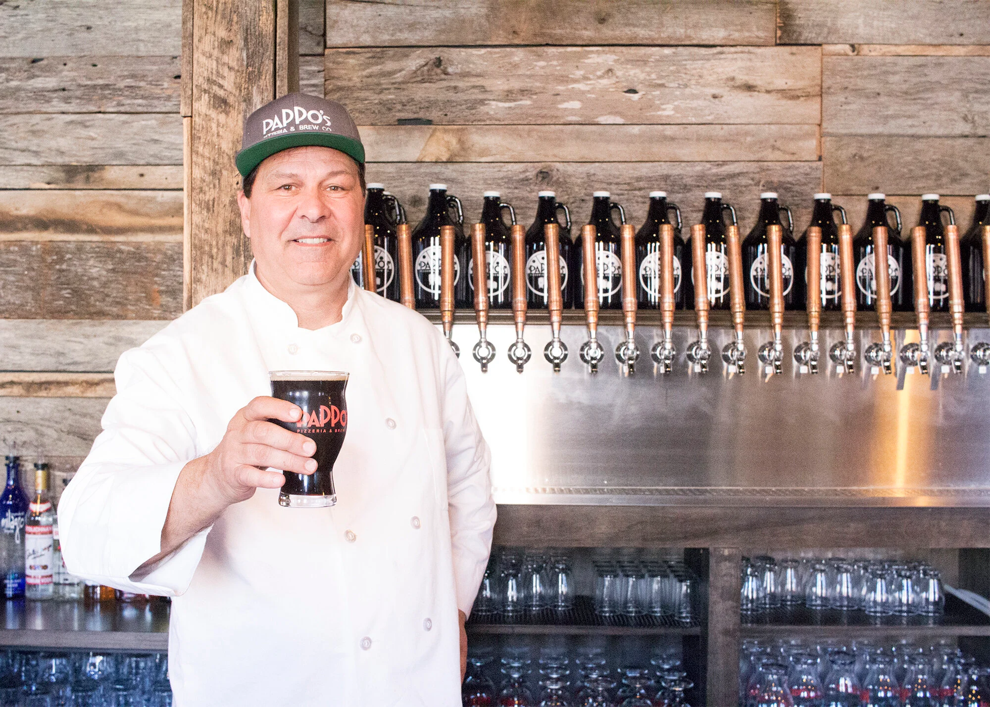 Pappo Holding a Beer