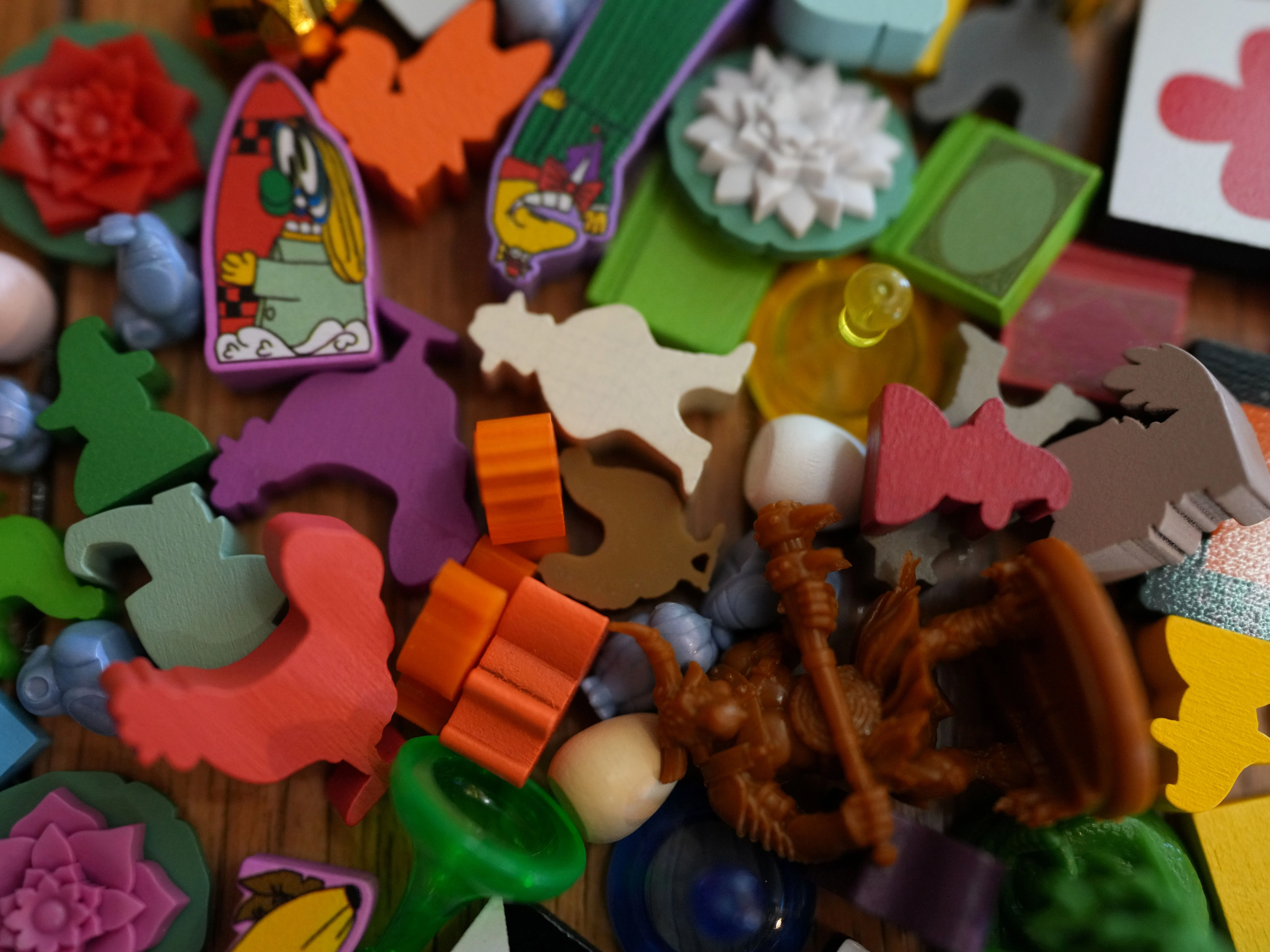 Collage of board games and gaming activities