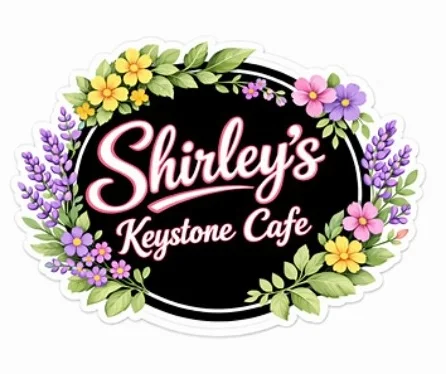 Logo of Shirley's restaurant featuring a stylized design.