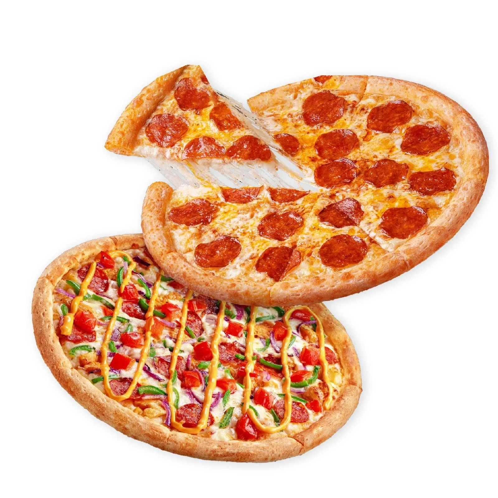 Choose any 2 -Large (14”)  pizzas