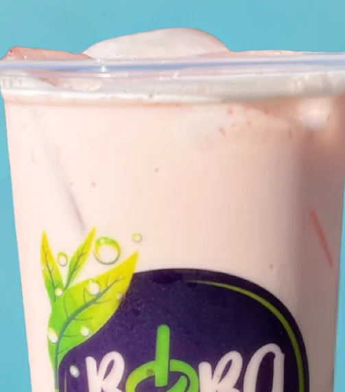 ROSY DRAGON MILK TEA(COME WITH DRAGON POP)