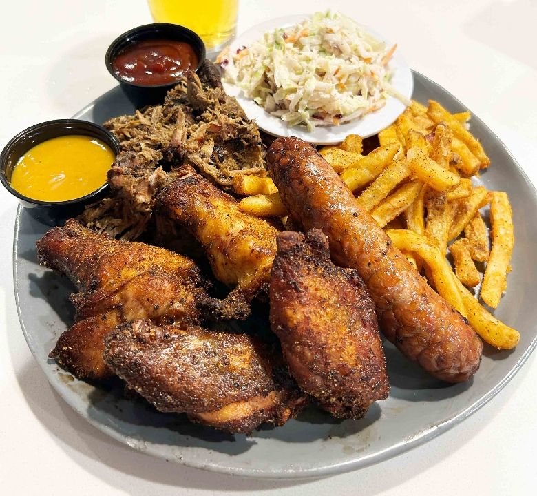 BBQ Trio Platter# at Page’s Okra Grill