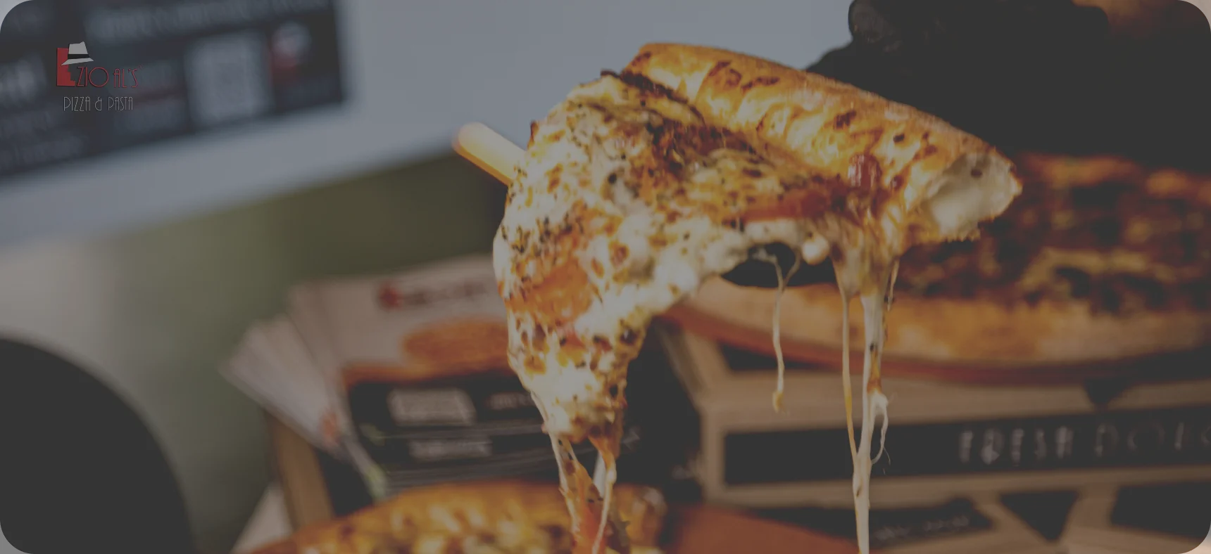 Cheesy Margherita pizza with gooey mozzarella