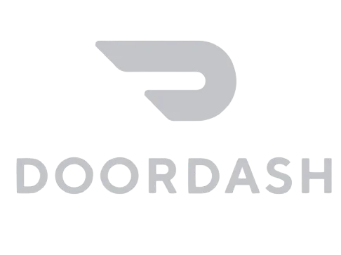 DoorDash logo representing food delivery service