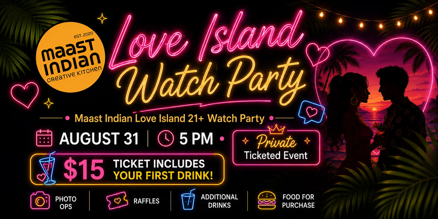Love island Watch Party