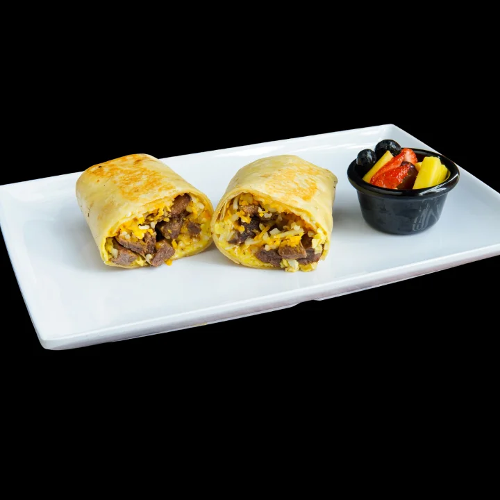 steak and eggs Burrito