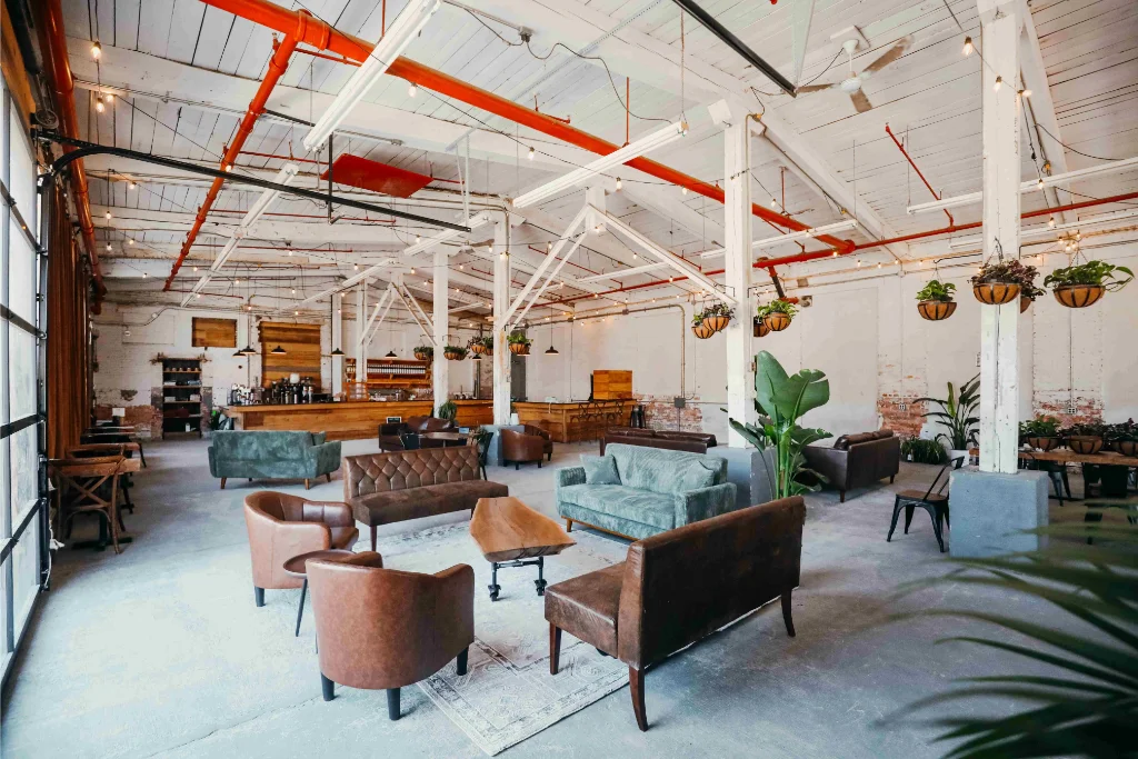 The beautiful interiors of The Grove, located in Hendersonville, NC. 