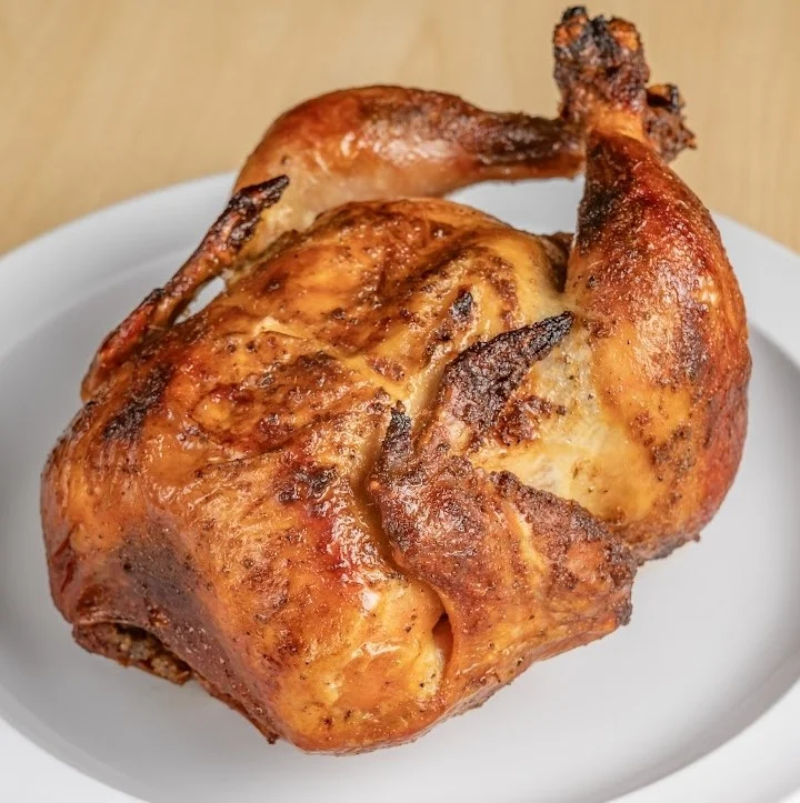 Whole Rotisserie Chicken Plain Without Sides " Plain" No Sides