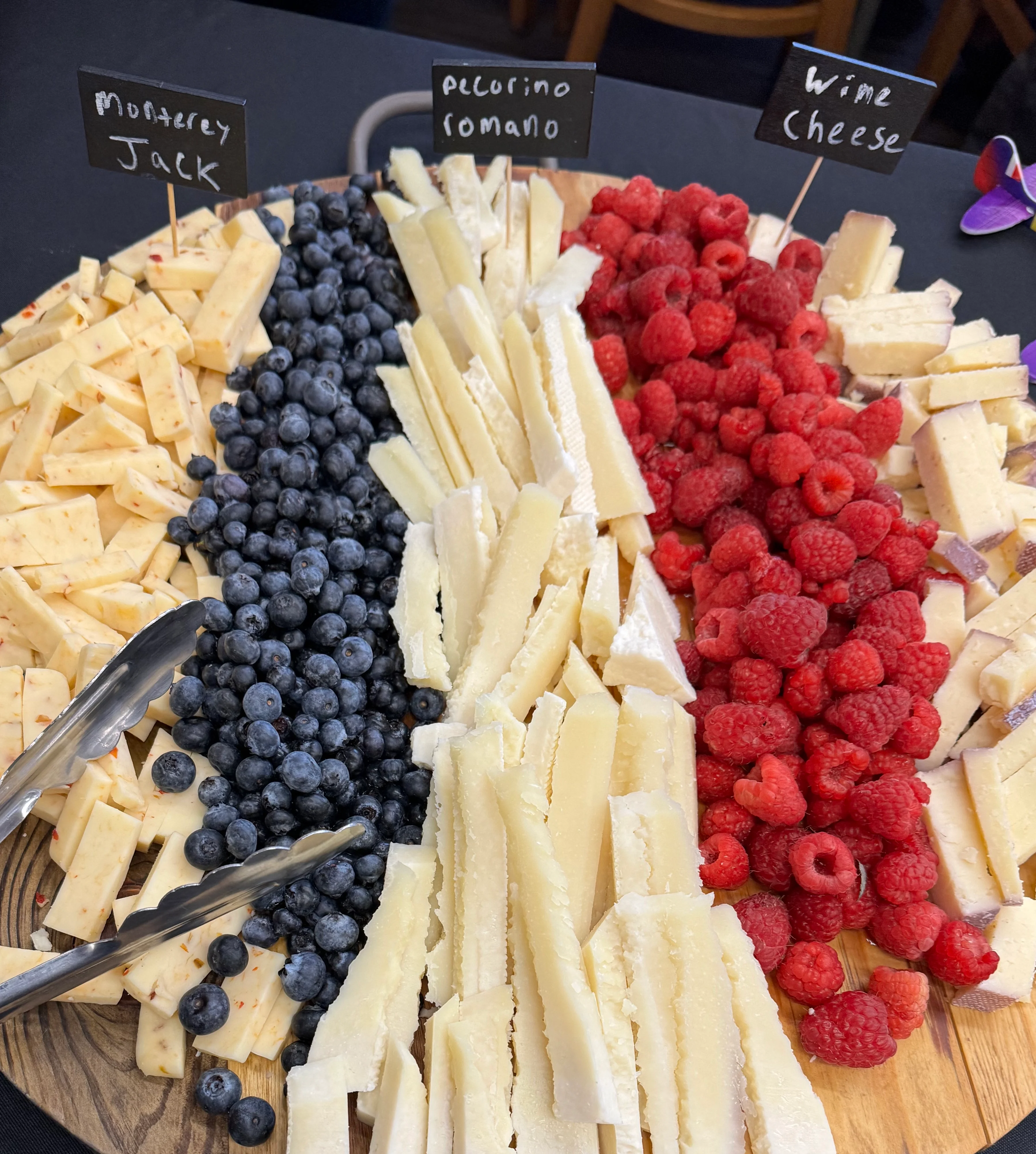 Monterey Jack, Blueberry, Pecorino Romano, Raspberry & Port Wine Cheese