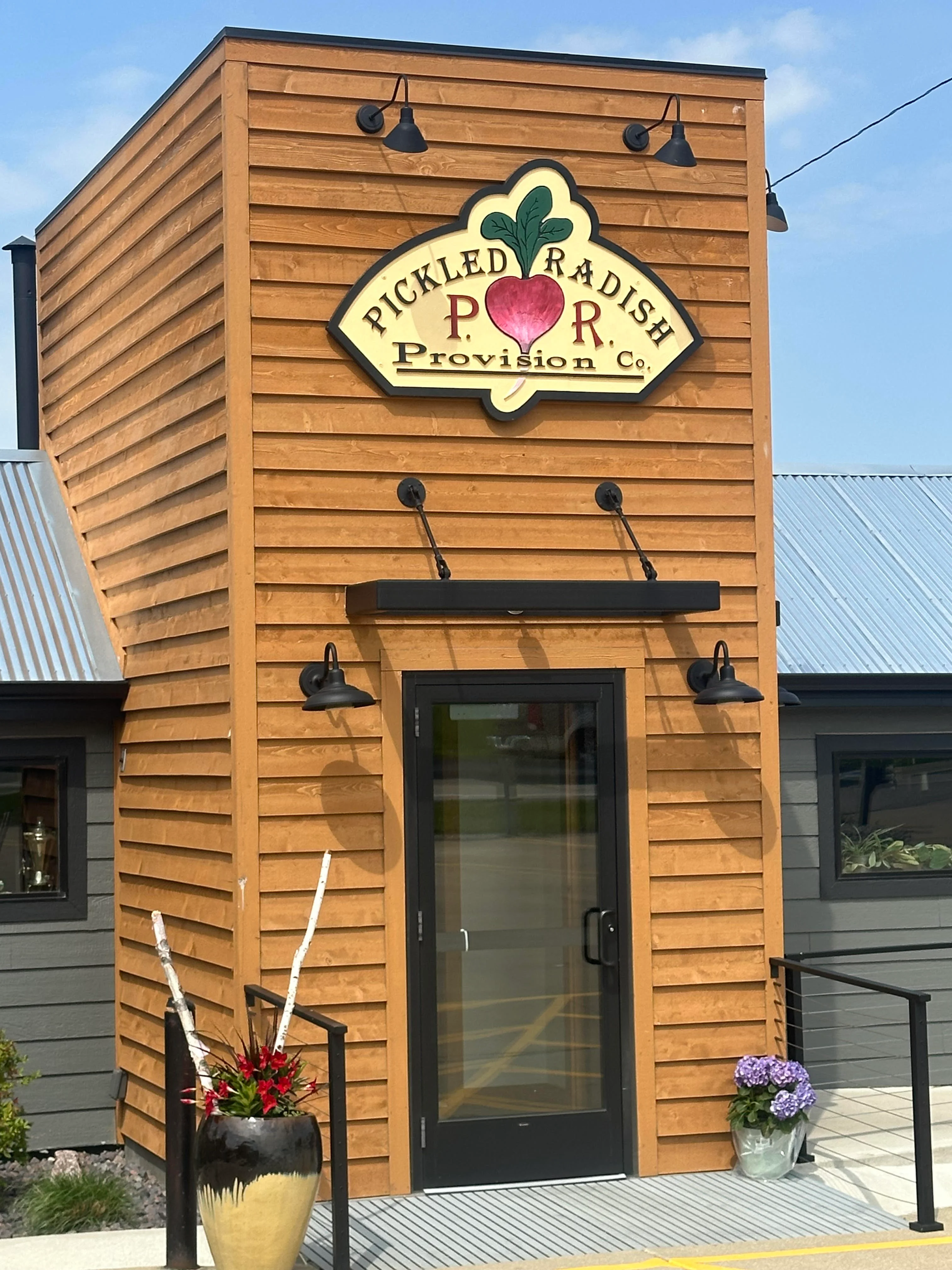 Exterior view of Pickled Radish Provision Co. restaurant