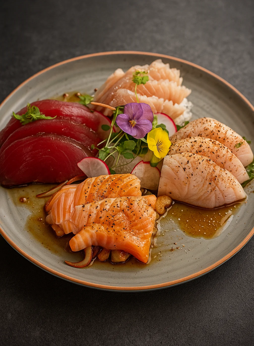 A restaurant chef preparing a dish