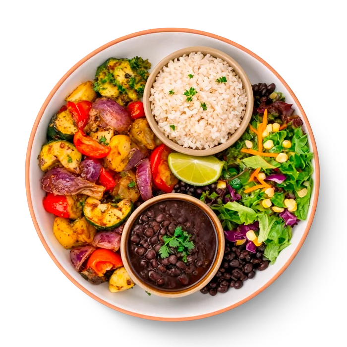 A colorful veggie plate featuring a variety of fresh vegetables.