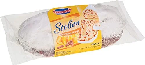 Kuchen Marzipan orange Stollen