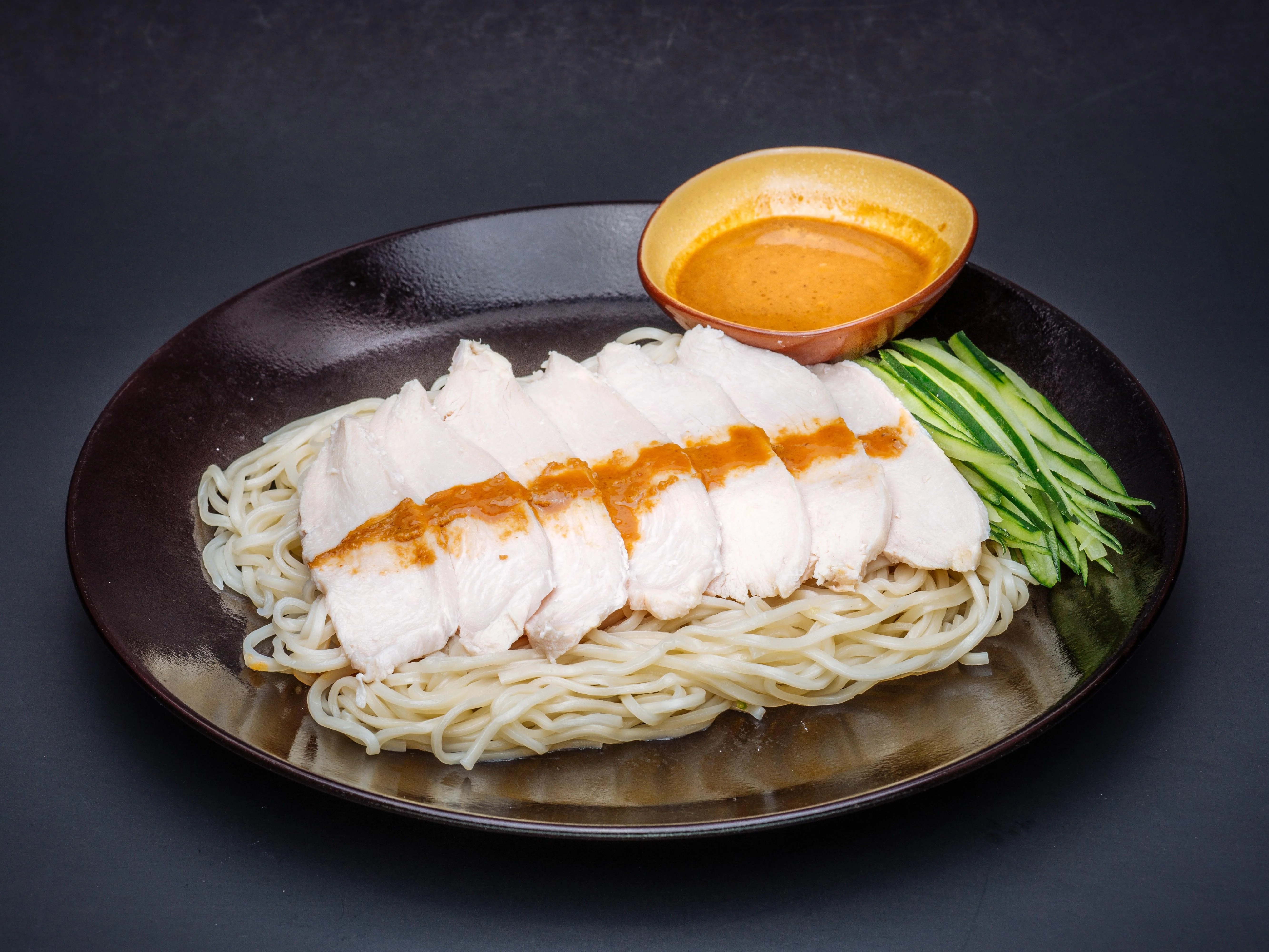 Goma Tei chicken cold udon noodle