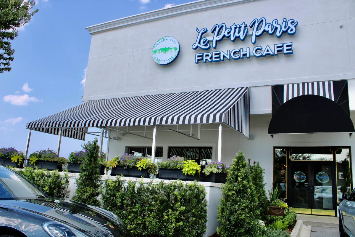 Exterior view of Southside restaurant location with signage.
