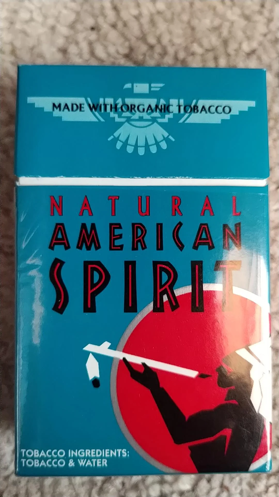 Natural American Spirit Cigarettes Turquoise Organic Tobacco