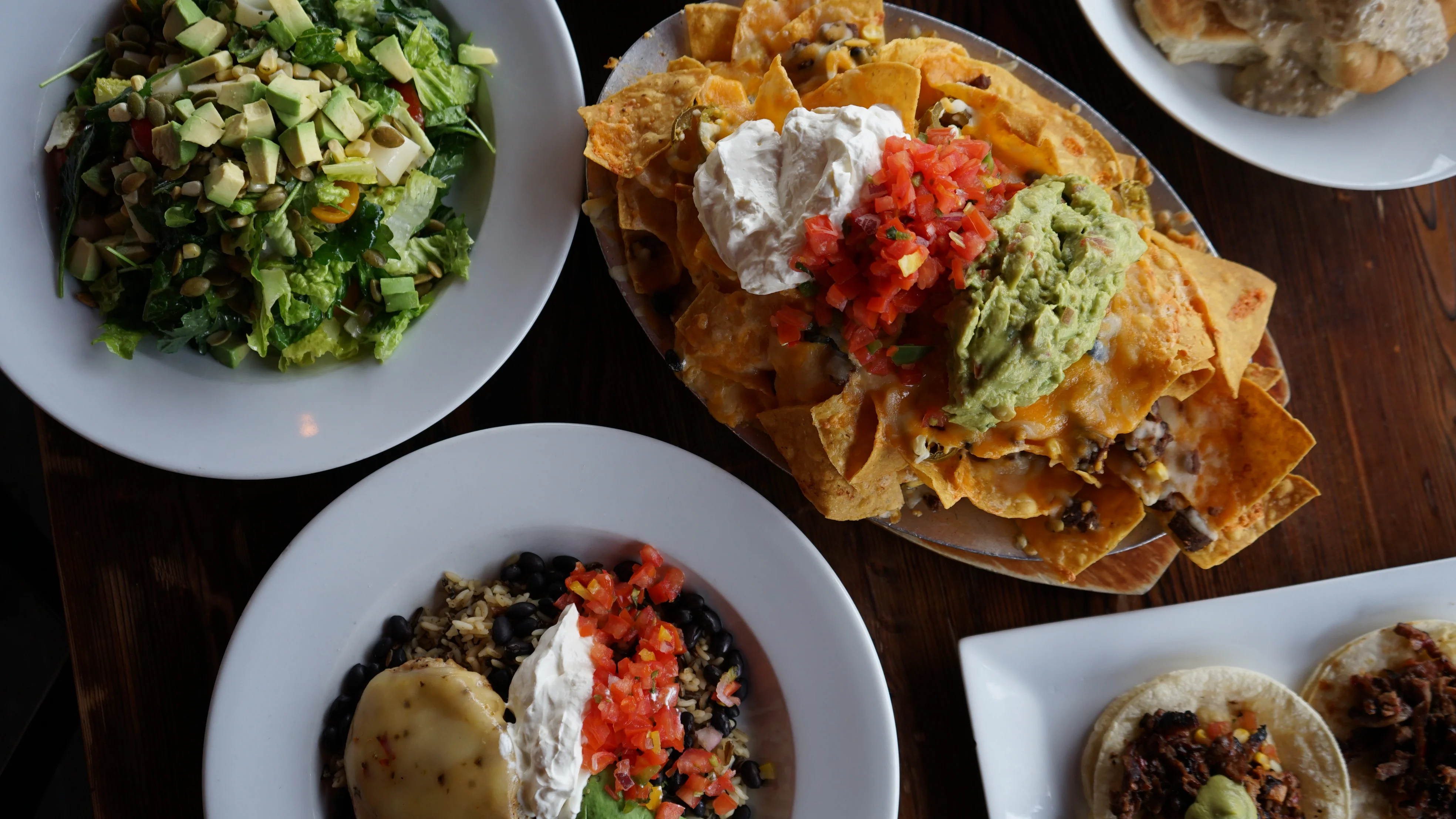 multiple dish picture of ubb food