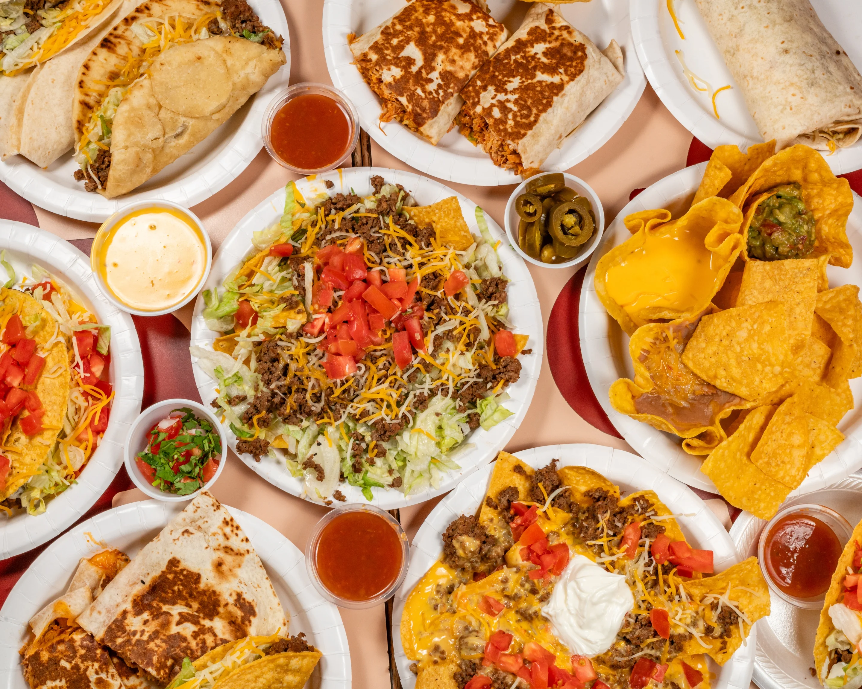 An assortment of delicious Mexican food