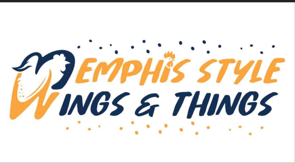Logo for Memphis Style Wings & Things restaurant