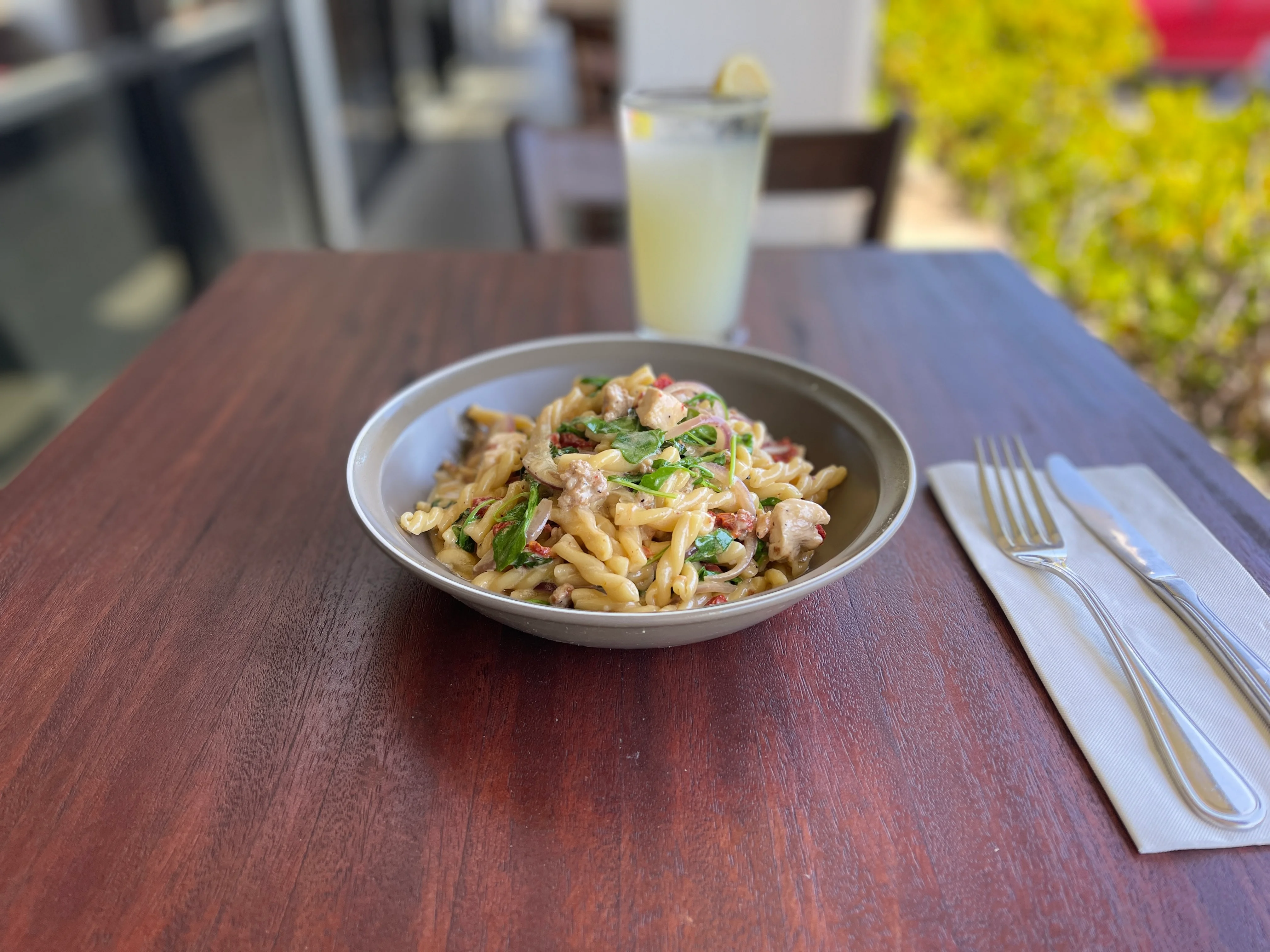 Chicken and Sausage Gemelli