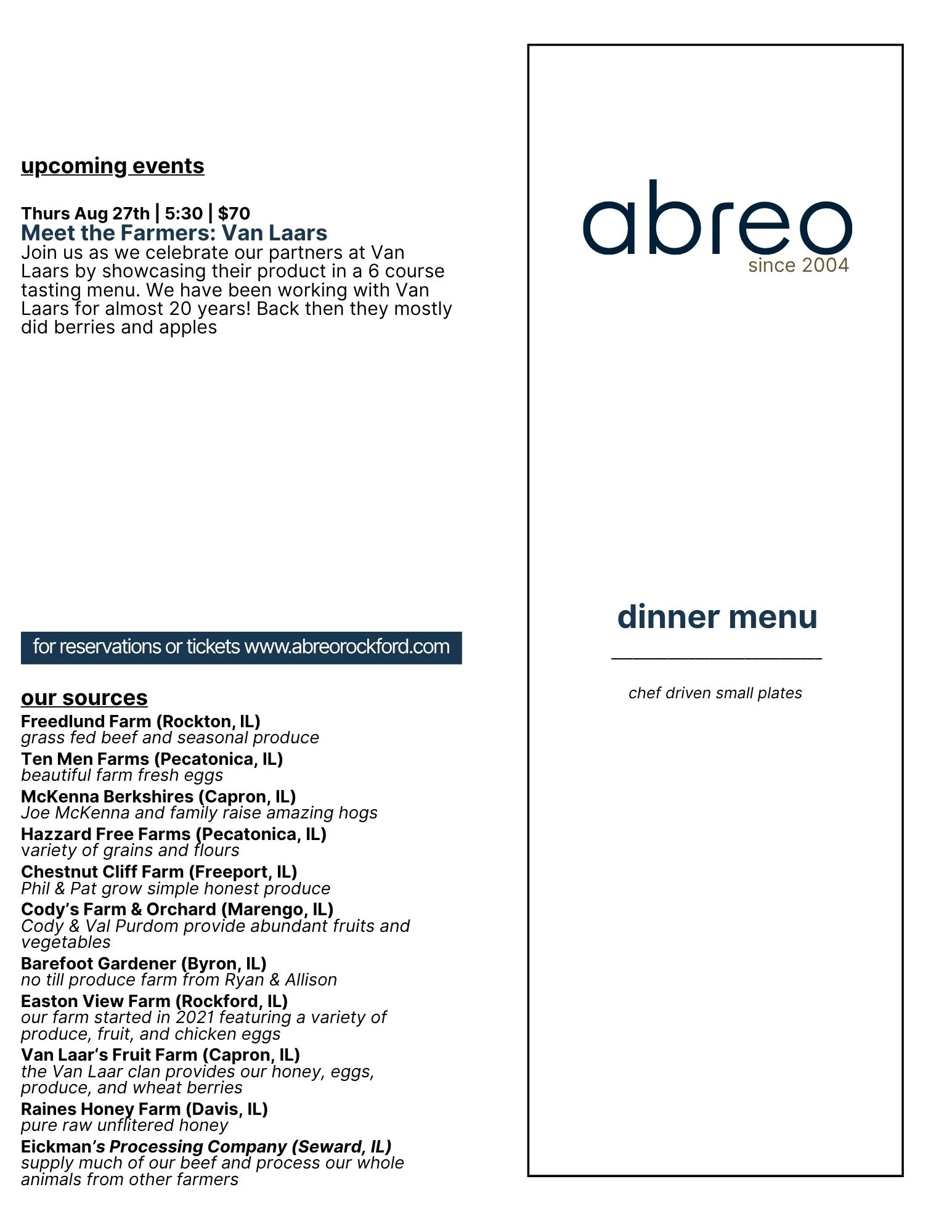 Elegant restaurant event flyer for wine dinner