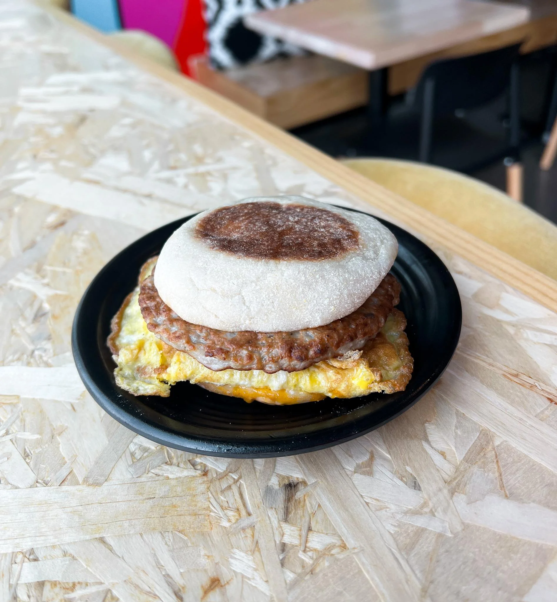 English Muffin Breakfast Sandwich