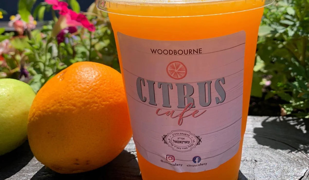 Refreshing citrus drink from Citrus Cafe
