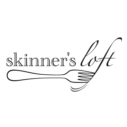 Logo of Skinner's Loft restaurant featuring a fork design