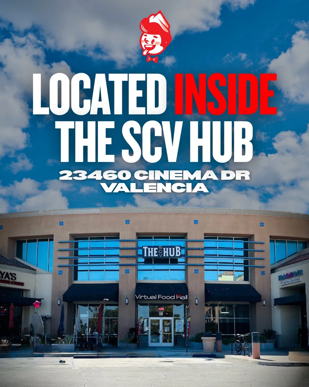 Exterior view of The SCV Hub in Valencia, California