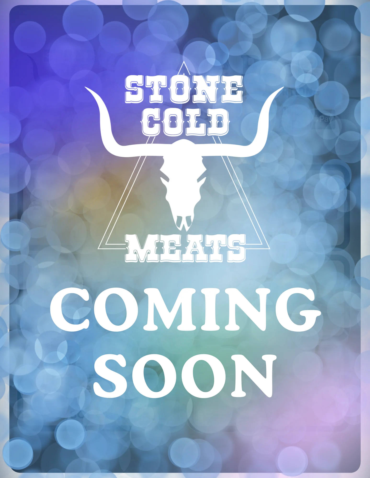 Promotional poster for bulk chicken drumsticks at Stone Cold Meats.