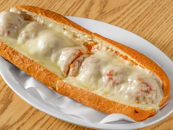 Meatball Parmigiana Sub