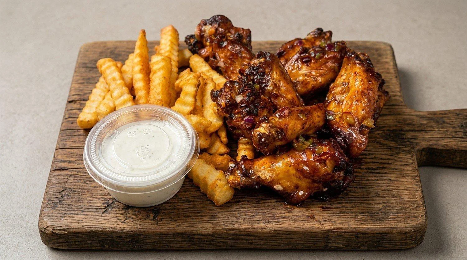 Westlake Honey-Heat Wings and Fries