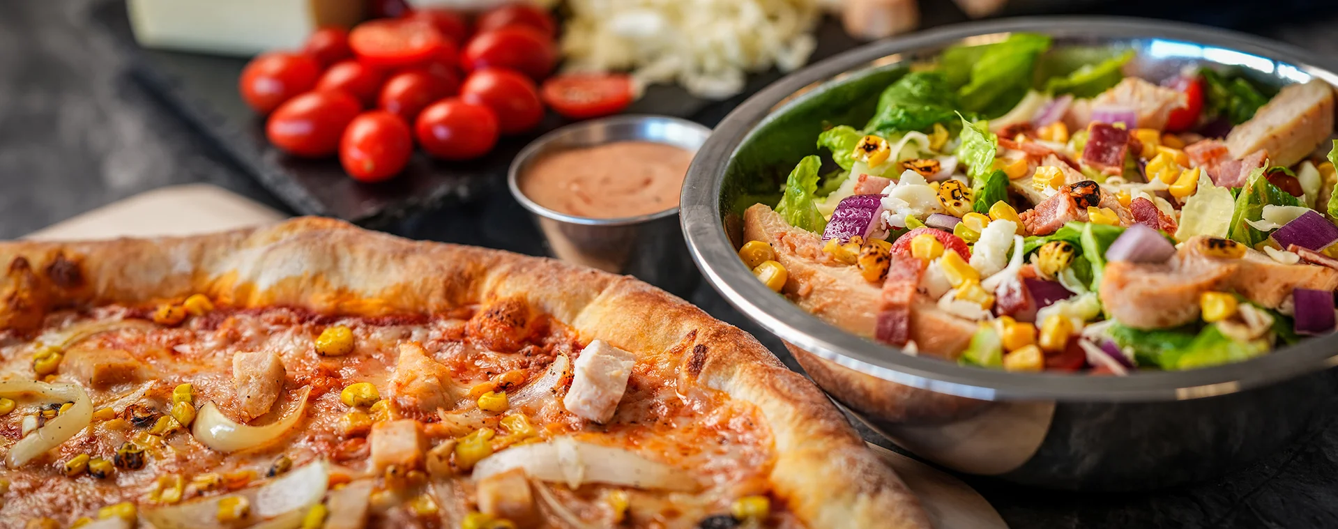 Summer limited time offer menu featuring vibrant dishes and fresh ingredients.