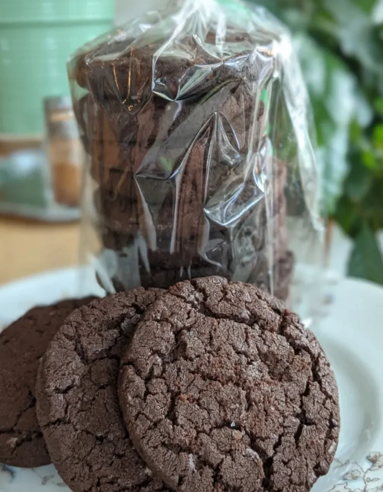 Chocolate Sablé Cookies, 1/2 lb bag